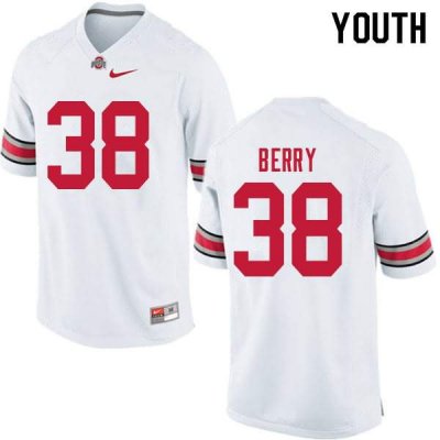 Youth Ohio State Buckeyes #38 Rashod Berry White Nike NCAA College Football Jersey Check Out OME5744SB